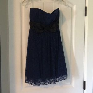 Navy blue lace dress